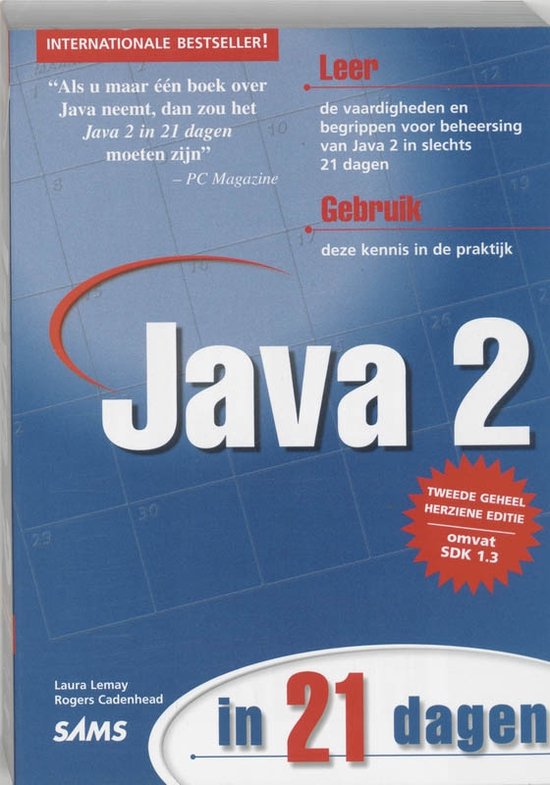 Cover van het boek 'Java 2 in 21 dagen' van  Cadenhaed en Laura Lemay