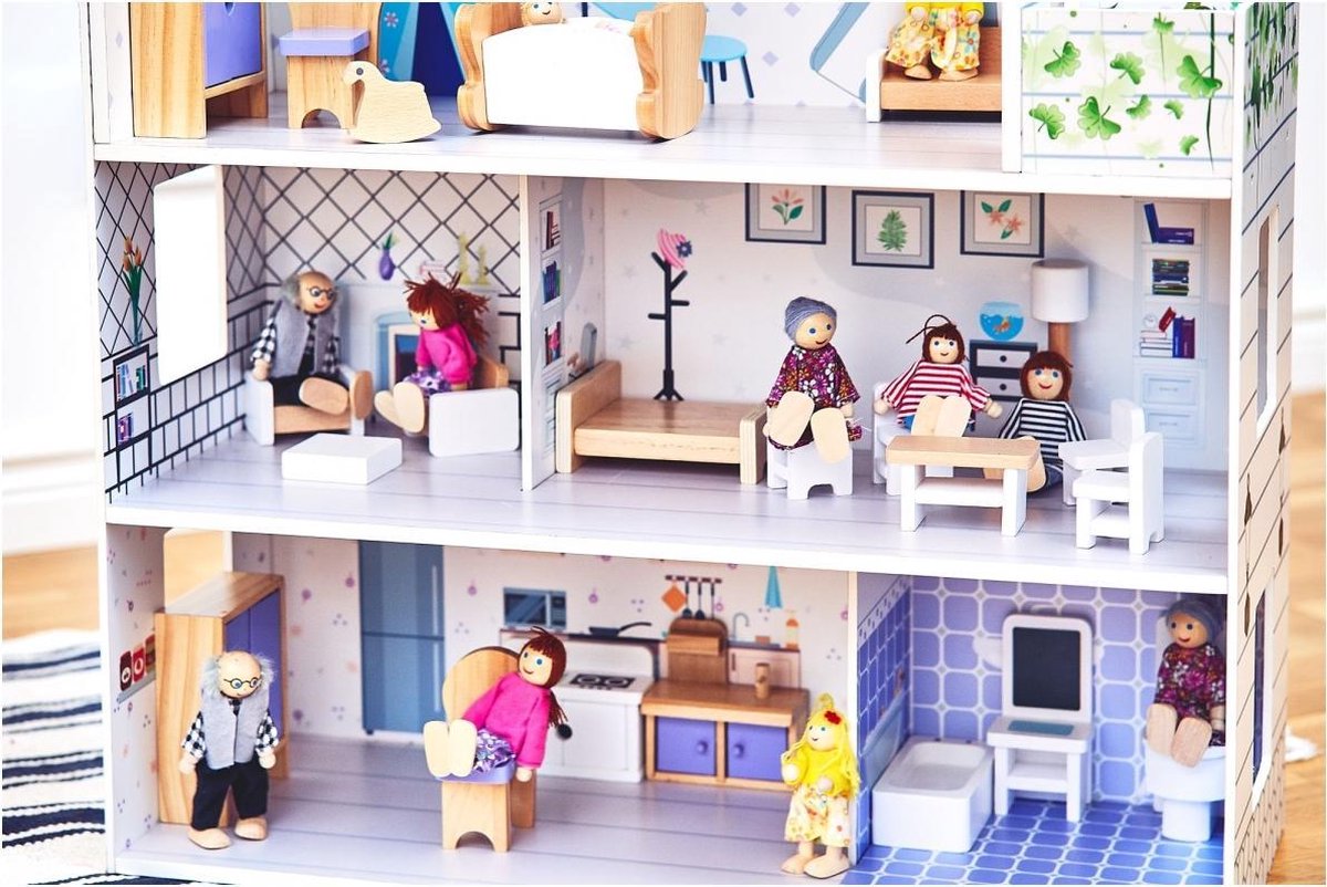 MAMABRUM poppenhuis xxl - Speelgoed | Poppenhuizen MAMABRUM poppenhuis xxl - Speelgoed | Poppenhuizen