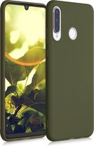 kwmobile telefoonhoesje voor Huawei P30 Lite - Hoesje voor smartphone - Back cover in donker-olijfgroen
