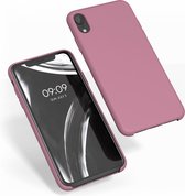 kwmobile telefoonhoesje voor Apple iPhone XR - Hoesje met siliconen coating - Smartphone case in donkerroze