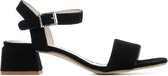 Mace Vrouwen Suède    Sandalen / Damesschoenen M1071 - Zwart - Maat 40