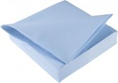 GALA Servetten - Light Blue - 40x40cm - 25 Stuks - Blauw