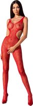 PASSION WOMAN BODYSTOCKINGS | Passion Woman Bs085 Bodystocking - Red One Size