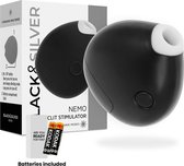 Black  and  Silver Nemo Clit Stimulator | BLACK and SILVER