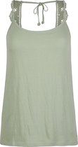 O'Neill Tanktop Women Ava Beach Desert Sage M - Desert Sage 99% Katoen, 1% Elastaan Round Neck