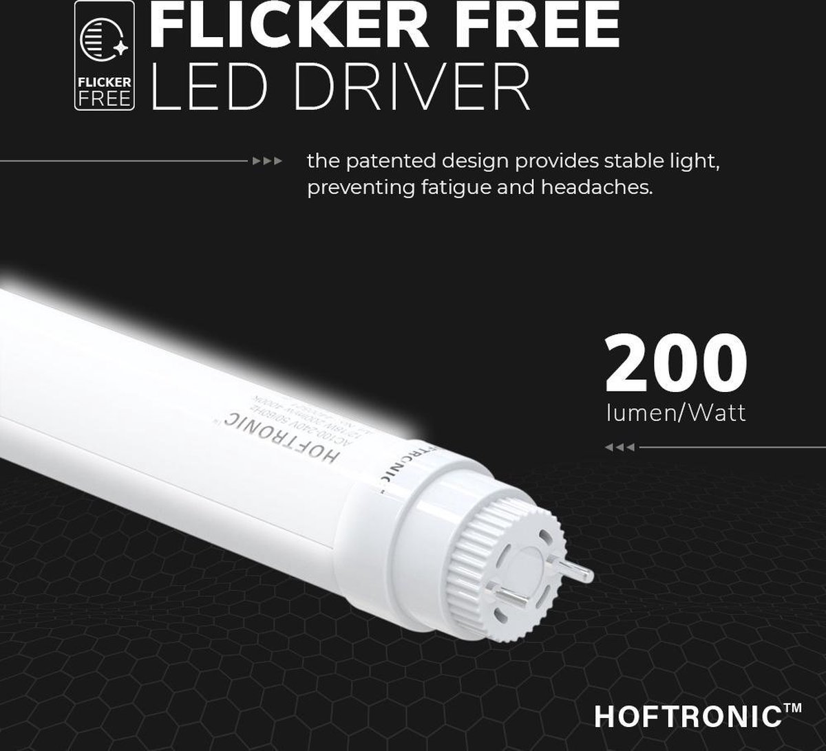 LED TL buis 120 cm 18 Watt 3600 Lumen 6000K