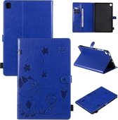 Voor Samsung Galaxy S6 Lite P610 Kat Bee Embossing Patroon Schokbestendig Tafel PC Beschermende Horizontale Flip Leren Case met Houder & Kaartsleuven & Portemonnee & Pen Slot & Wake-up / Slaa