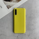 Voor Huawei Enjoy 10s schokbestendig Frosted TPU beschermhoes (geel)