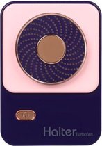 SHC-S03 USB Desktop Bladloze Buitensporten Draagbare Luie Hangende Nekventilator, Kleur: Roze