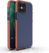 Voor iPhone 12/12 Pro TPU tweekleurige schokbestendige beschermhoes (oranje)