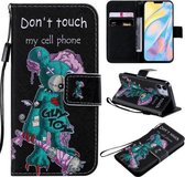 Schilderen Horizontale Leren Flip Case met Houder & Kaartsleuf & Lanyard Voor iPhone 12 mini (Cyclops)