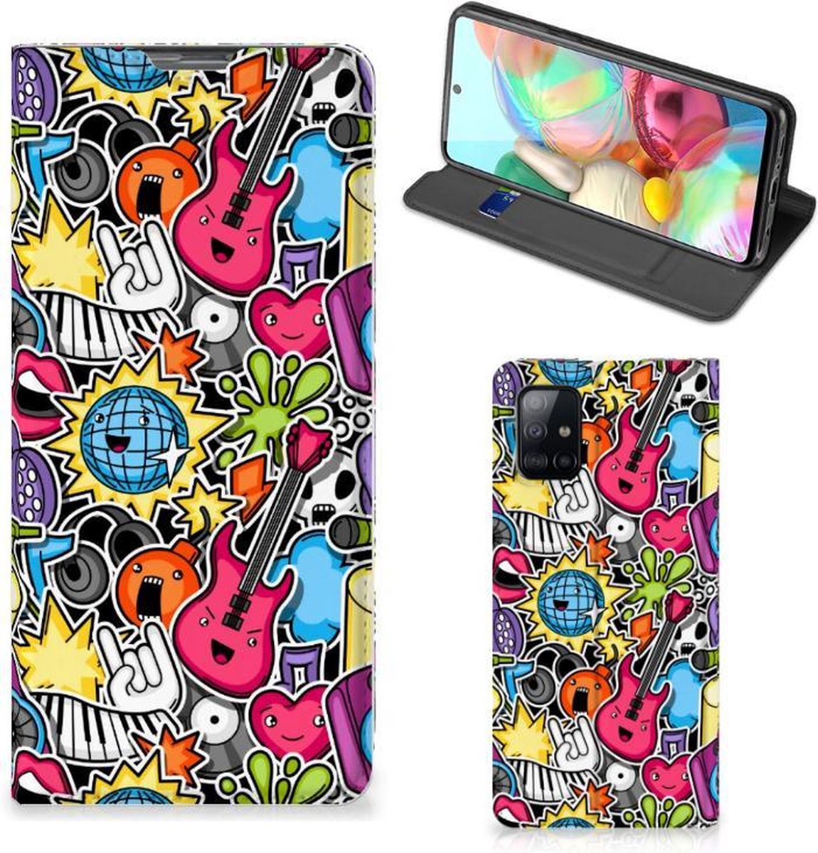Samsung Galaxy A71 Hippe Standcase Punk Rock