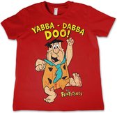 THE FLINTSTONES - T-Shirt KIDS Yabba-Dabba-Doo - Red (4 Years)