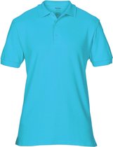 Gildan Heren Premium Katoen Sport Dubbele Pique Polo Shirt (Lagoon Blauw)