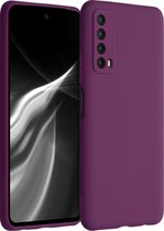 kwmobile telefoonhoesje voor Huawei P Smart (2021) - Hoesje voor smartphone - Back cover in magenta-lila