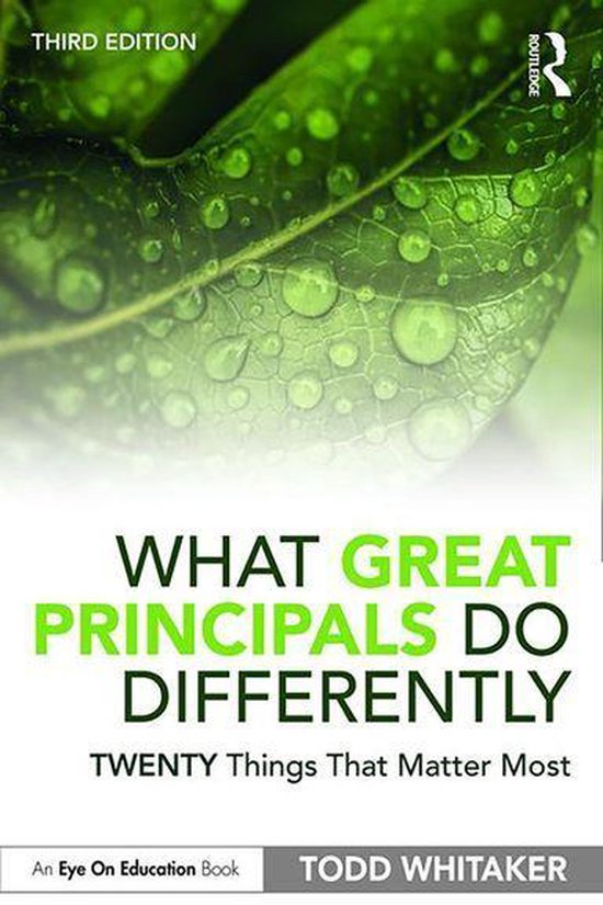 What Great Principals Do Differently - cover