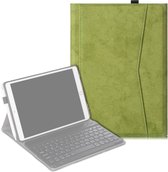 Voor iPad Pro 10,5 inch Marmeren Doek Textuur Horizontale Flip Leren Case met Pen Slot & Houder zonder Toetsenbord (Groen)