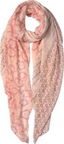 Clayre & Eef sjaal 85x180cm roze