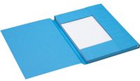 Secolor Dossiermap A4 - pak 25 stuks - blauw - Jalema