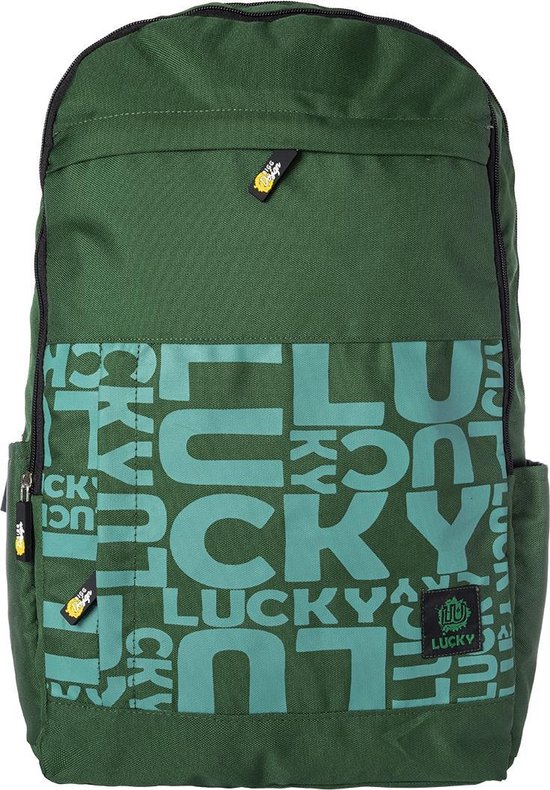 Biggdesign Moods Up Lucky Backpack - Sac à dos - Cartable - Sac de sport - Vert