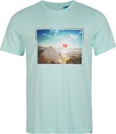 O'Neill T-Shirt Surfers View - Pastel Blue - L