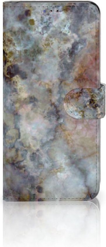 Coque Samsung Galaxy A20s Etui Housse pour Marbre Gris