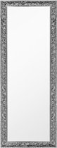 Spiegel Barok 55x115 cm – Tina – Brocante Retro Spiegel Zilver – Spiegel Zilveren Lijst – Lange Pas Spiegel – Perfecthomeshop