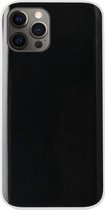 ADEL Siliconen Back Cover Softcase Hoesje Geschikt voor iPhone 12 (Pro) - Doorzichtig Transparant