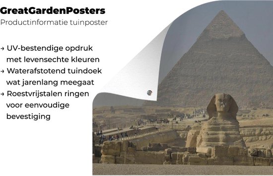 Grande affiche de jardin Sphinx en vrac