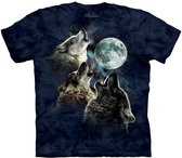 The Mountain T-shirt 3 Wolf Moon Blue T-shirt unisexe Taille S