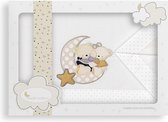 Interbaby Beddengoed Kinderwagen 106 X 72 Cm Katoen Beige 3-delig