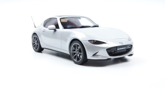 Kyosho Samurai Mazda MX5 Roadster RF - Zilver 1:18 - Gelimiteerde