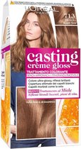 L'Oréal Paris Casting Crème Gloss - 713 Biondo Iced Tea - Haarkleuring voor een IJstheebruine Tint