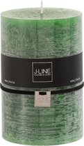 J-Line Cilinderkaars Lichtgroen Xl -110U - 6 stuks