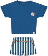 Woody pyjama meisjes/dames - blauw - 201-2-YPH-S/868 - maat 116