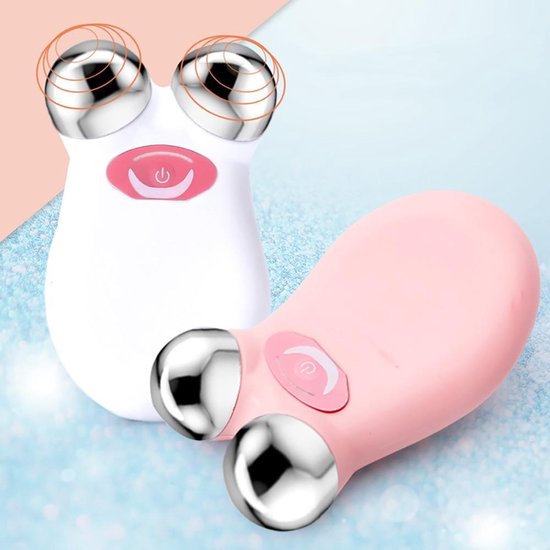 Masseur Visage Électrique EMS (Microcourant) - Lifting, Tonification Peau - Portable, Batterie 500-800mAh