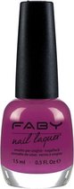 Faby Nagellak The Magnificent Dames 15 Ml Vegan Donkerroze