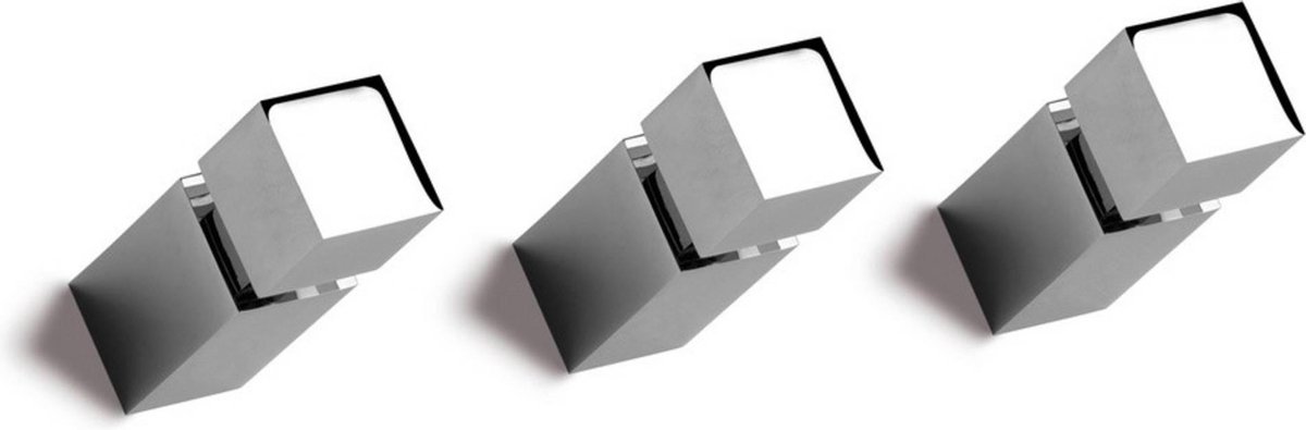 Vasco Carr'e knop voor radiator vierkant chroom