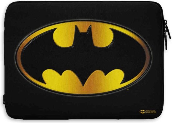 DC COMICS - Laptop Sleeve 15 Inch - Batman Gold Logo