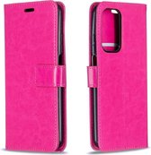 Portemonnee Book Case Hoesje Geschikt voor: Xiaomi Mi 10T / Mi 10T Pro -  roze