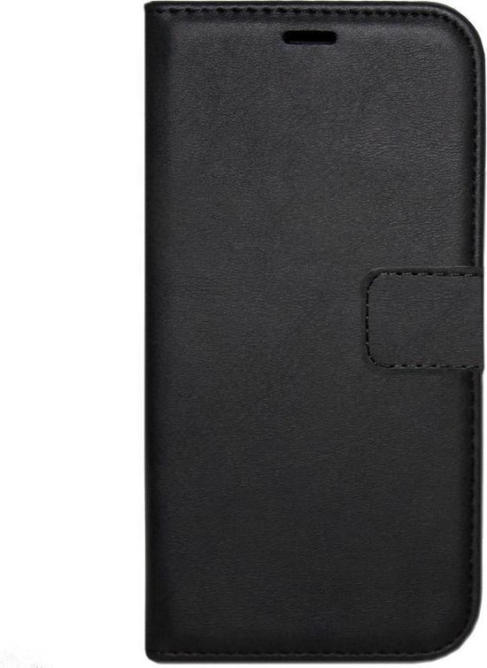 LC.IMEEKE Kunstleren Book Case Portemonnee Pasjes Hoesje Geschikt voor Samsung Galaxy S21 - Zwart