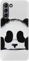 ADEL Siliconen Back Cover Softcase Hoesje Geschikt voor Samsung Galaxy S21 - Panda