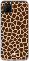 Huawei P40 Lite Hoesje Transparant TPU Case - Giraffe Print #ffffff