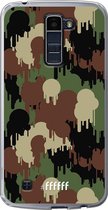 LG K10 (2016) Hoesje Transparant TPU Case - Graffiti Camouflage #ffffff