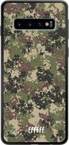 Samsung Galaxy S10 Hoesje TPU Case - Digital Camouflage #ffffff