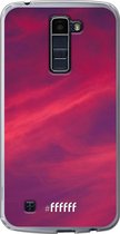 LG K10 (2016) Hoesje Transparant TPU Case - Red Skyline #ffffff