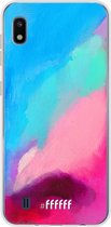Samsung Galaxy A10 Hoesje Transparant TPU Case - Abstract Hues #ffffff