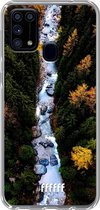 Samsung Galaxy M31 Hoesje Transparant TPU Case - Forest River #ffffff