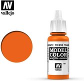 Vallejo 70935 Model Color Transparent Orange - Acryl Verf flesje