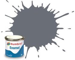 Humbrol Hobbyverf Enamel verf - #145 Medium Grey - Matt - Enamel Verf potje - 14 ml